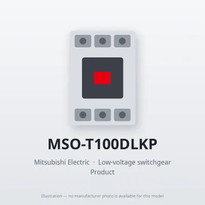 MSO-T100DLKP Mitsubishi Low-voltage switchgear Magnetic Starter