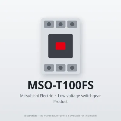 MSO-T100FS Mitsubishi Low-voltage switchgear Magnetic Starter