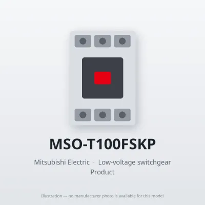 MSO-T100FSKP Mitsubishi Low-voltage switchgear Magnetic Starter