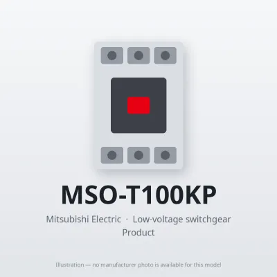 MSO-T100KP Mitsubishi Low-voltage switchgear Magnetic Starter
