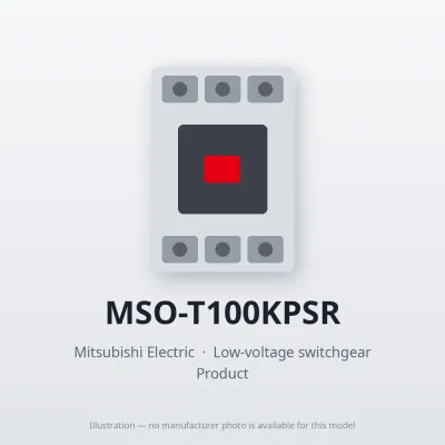 MSO-T100KPSR Mitsubishi Low-voltage switchgear Magnetic Starter