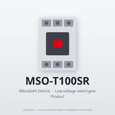 MSO-T100SR Mitsubishi Low-voltage switchgear Magnetic Starter