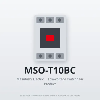 MSO-T10BC Mitsubishi Low-voltage switchgear Magnetic Starter