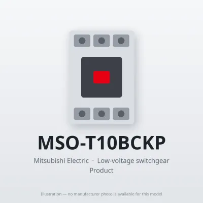 MSO-T10BCKP Mitsubishi Low-voltage switchgear Magnetic Starter