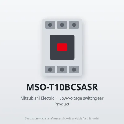 MSO-T10BCSASR Mitsubishi Low-voltage switchgear Magnetic Starter