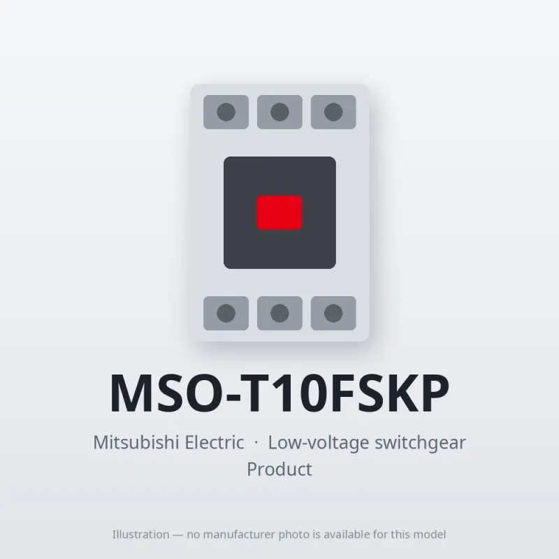 MSO-T10FSKP Mitsubishi Low-voltage switchgear Magnetic Starter
