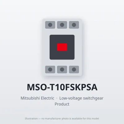 MSO-T10FSKPSA Mitsubishi Low-voltage switchgear Magnetic Starter