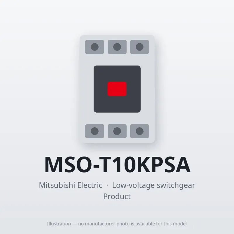 MSO-T10KPSA Mitsubishi Low-voltage switchgear Magnetic Starter