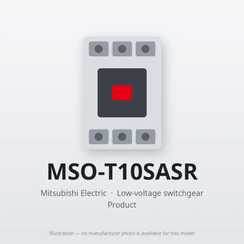 MSO-T10SASR Mitsubishi Low-voltage switchgear Magnetic Starter