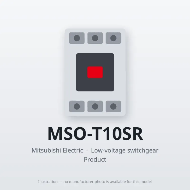 MSO-T10SR Mitsubishi Low-voltage switchgear Magnetic Starter