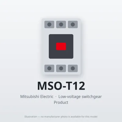 MSO-T12 Mitsubishi Low-voltage switchgear Magnetic Starter