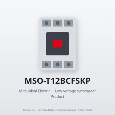 MSO-T12BCFSKP Mitsubishi Low-voltage switchgear Magnetic Starter