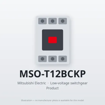 MSO-T12BCKP Mitsubishi Low-voltage switchgear Magnetic Starter