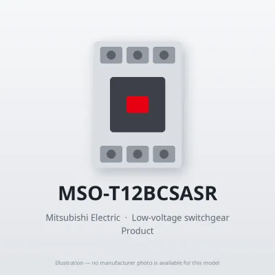 MSO-T12BCSASR Mitsubishi Low-voltage switchgear Magnetic Starter