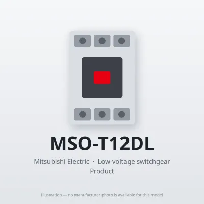 MSO-T12DL Mitsubishi Low-voltage switchgear Magnetic Starter