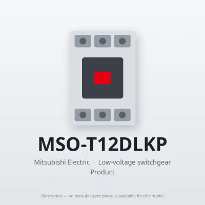 MSO-T12DLKP Mitsubishi Low-voltage switchgear Magnetic Starter