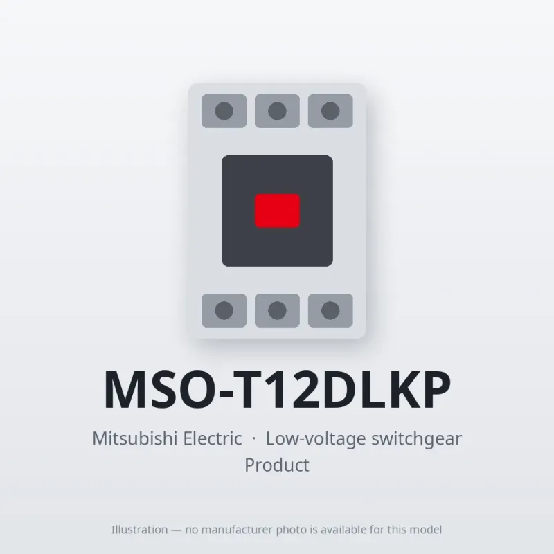MSO-T12DLKP Mitsubishi Low-voltage switchgear Magnetic Starter