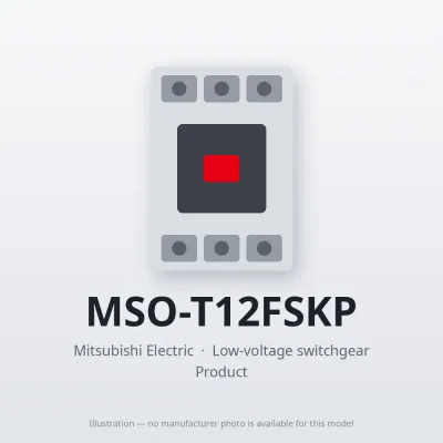 MSO-T12FSKP Mitsubishi Low-voltage switchgear Magnetic Starter
