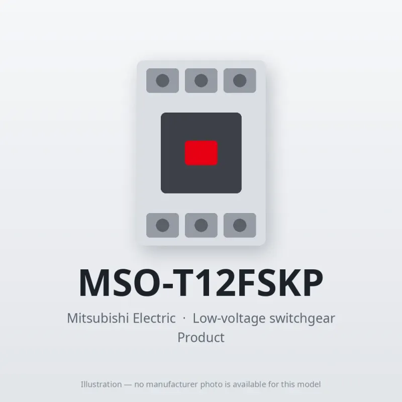 MSO-T12FSKP Mitsubishi Low-voltage switchgear Magnetic Starter