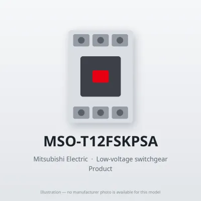 MSO-T12FSKPSA Mitsubishi Low-voltage switchgear Magnetic Starter