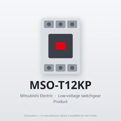 MSO-T12KP Mitsubishi Low-voltage switchgear Magnetic Starter