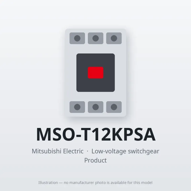 MSO-T12KPSA Mitsubishi Low-voltage switchgear Magnetic Starter