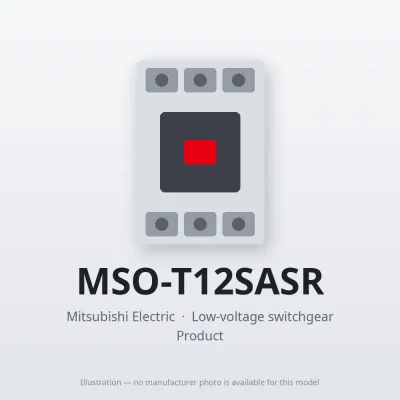 MSO-T12SASR Mitsubishi Low-voltage switchgear Magnetic Starter