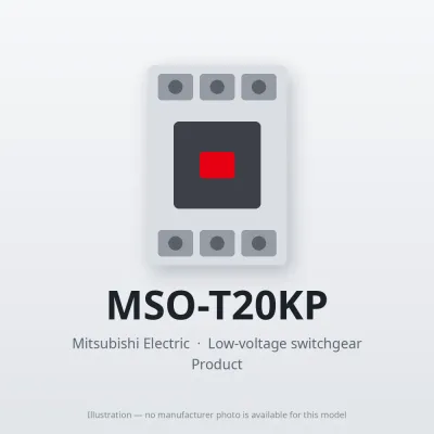 MSO-T20KP Mitsubishi Low-voltage switchgear Magnetic Starter