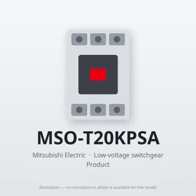 MSO-T20KPSA Mitsubishi Low-voltage switchgear Magnetic Starter