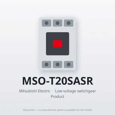 MSO-T20SASR Mitsubishi Low-voltage switchgear Magnetic Starter
