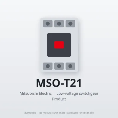 MSO-T21 Mitsubishi Low-voltage switchgear Magnetic Starter