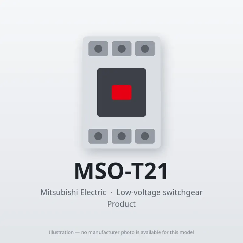 MSO-T21 Mitsubishi Low-voltage switchgear Magnetic Starter