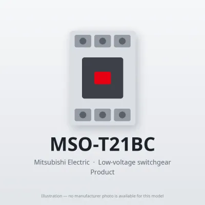 MSO-T21BC Mitsubishi Low-voltage switchgear Magnetic Starter