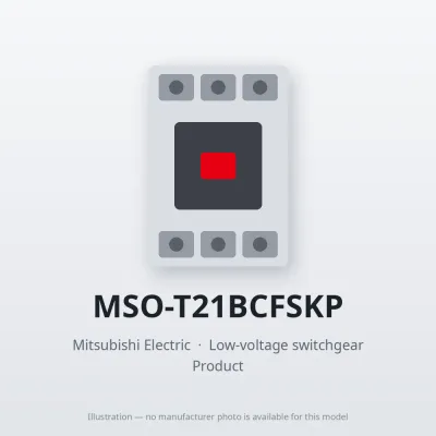 MSO-T21BCFSKP Mitsubishi Low-voltage switchgear Magnetic Starter