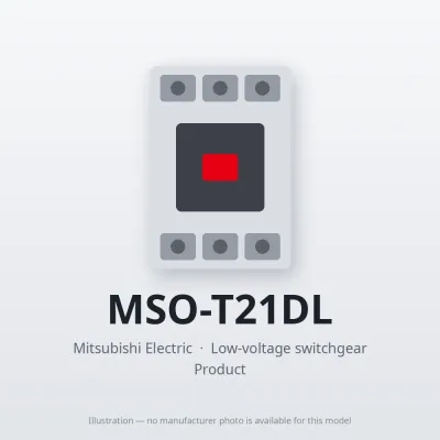 MSO-T21DL Mitsubishi Low-voltage switchgear Magnetic Starter