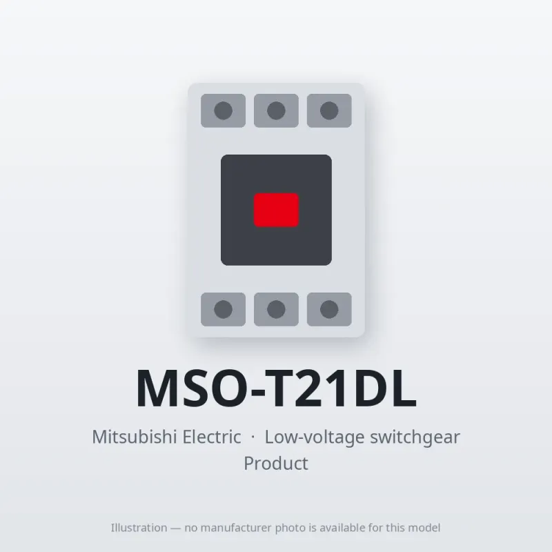 MSO-T21DL Mitsubishi Low-voltage switchgear Magnetic Starter