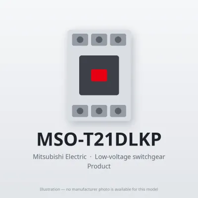MSO-T21DLKP Mitsubishi Low-voltage switchgear Magnetic Starter