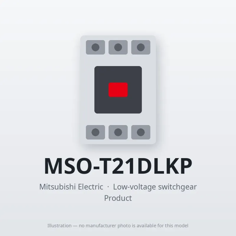 MSO-T21DLKP Mitsubishi Low-voltage switchgear Magnetic Starter