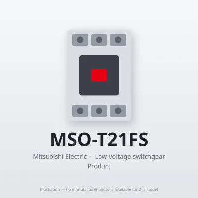 MSO-T21FS Mitsubishi Low-voltage switchgear Magnetic Starter