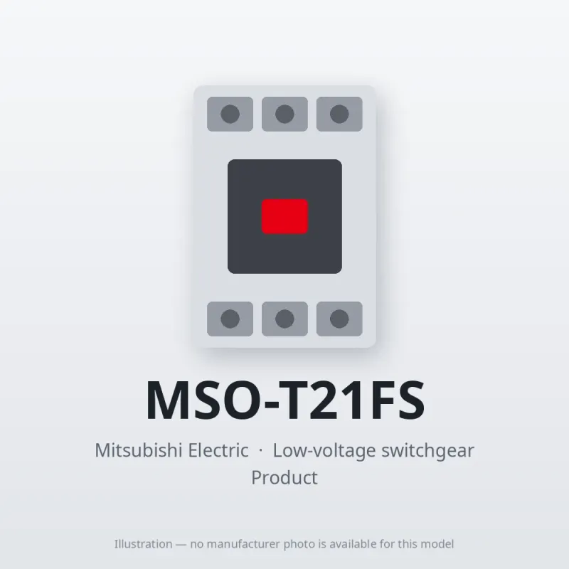 MSO-T21FS Mitsubishi Low-voltage switchgear Magnetic Starter