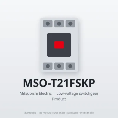 MSO-T21FSKP Mitsubishi Low-voltage switchgear Magnetic Starter