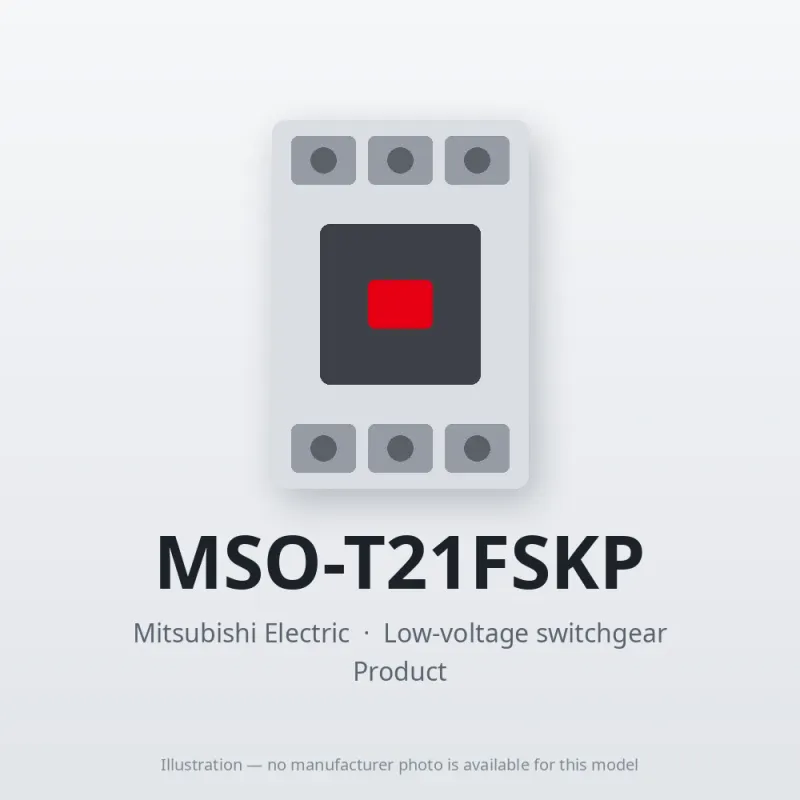 MSO-T21FSKP Mitsubishi Low-voltage switchgear Magnetic Starter