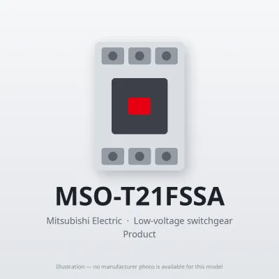 MSO-T21FSSA Mitsubishi Low-voltage switchgear Magnetic Starter