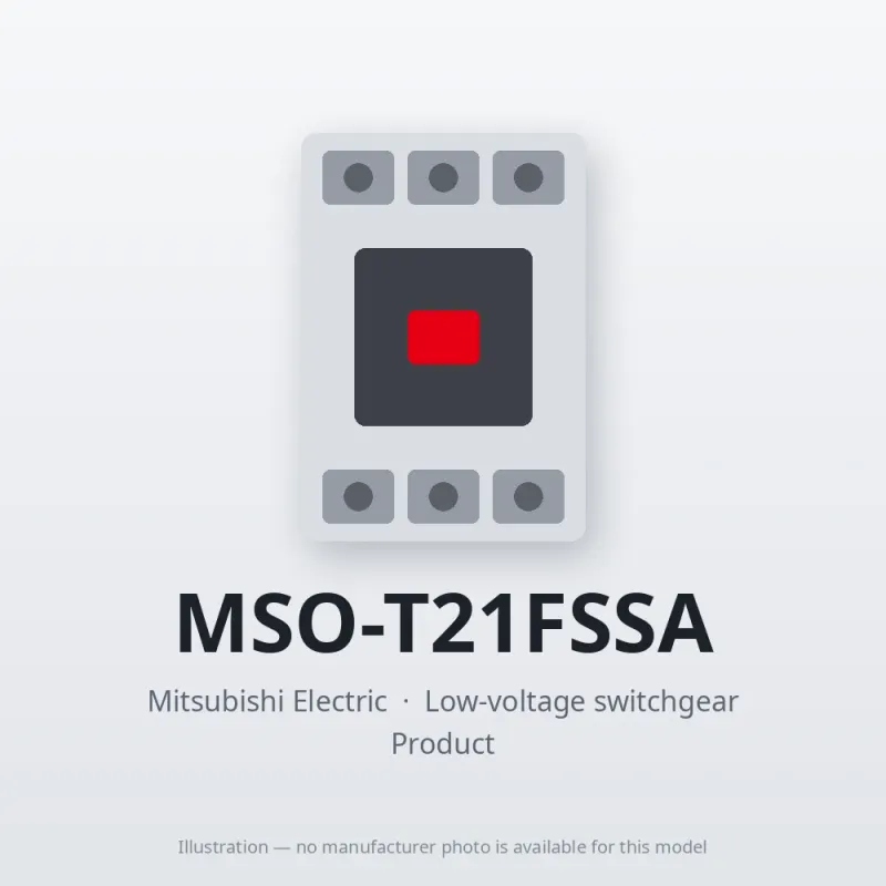 MSO-T21FSSA Mitsubishi Low-voltage switchgear Magnetic Starter
