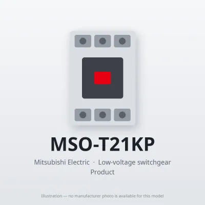 MSO-T21KP Mitsubishi Low-voltage switchgear Magnetic Starter