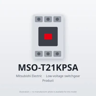 MSO-T21KPSA Mitsubishi Low-voltage switchgear Magnetic Starter