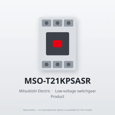 MSO-T21KPSASR Mitsubishi Low-voltage switchgear Magnetic Starter