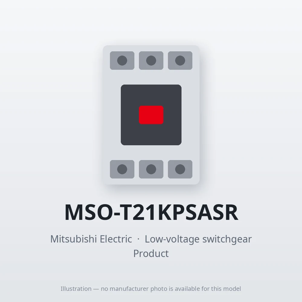 MSO-T21KPSASR Mitsubishi Low-voltage switchgear Magnetic Starter