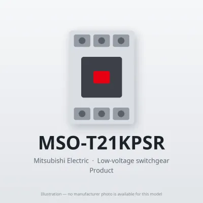 MSO-T21KPSR Mitsubishi Low-voltage switchgear Magnetic Starter