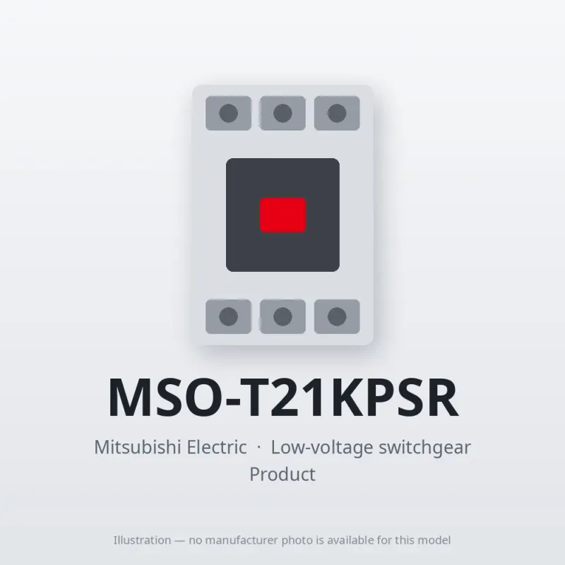 MSO-T21KPSR Mitsubishi Low-voltage switchgear Magnetic Starter